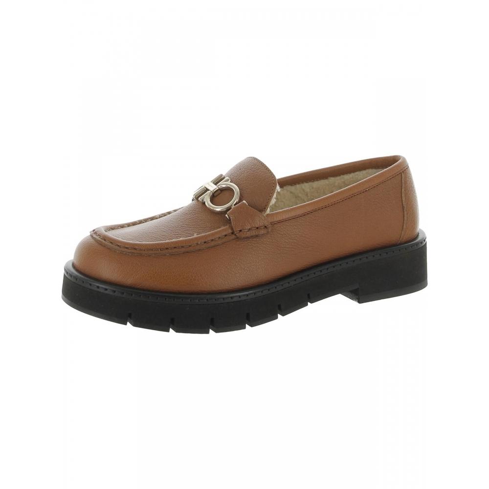 

Женские кожаные комфортные лоферы Salvatore Ferragamo Rolo