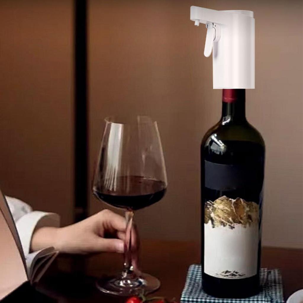 Electric Touch Screen Wine Aerator Automatic Smart Decanter for Red Wine & Whiskey Rechargeable Pourer for Home Bar Party Gift