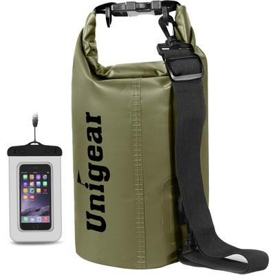 Unigear Vodotěsný vak Dry Bag s vodotěsným pouzdrem, bubnový typ, nový materiál, vodotěsný, prachotěsný, 9 barev, 6 velikostí, 2L 5L 10L 20L 30L 40L Rikyu