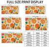 Orange Print Handtuch Sport Schnelltrocknend Super Saugfähig Camping Handtuch Super Weich Leichtgewicht Fitnessstudio Schwimmen Yoga Strand Handtuch