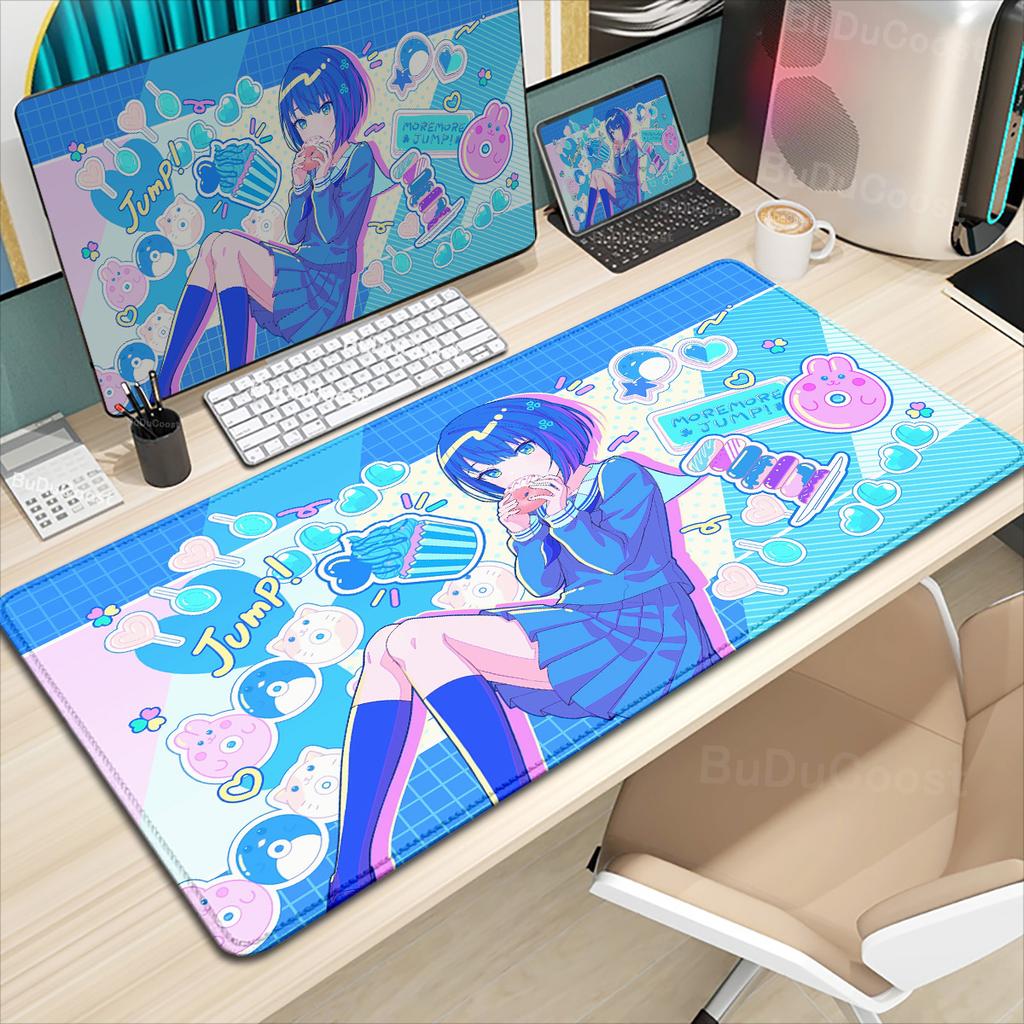 Kawaii Anime Girl Deskmat Project Sekai Birthday Character PJSK Mouse Pad Gaming XXL Antislip Mousepad Keyboard Rubber Rug