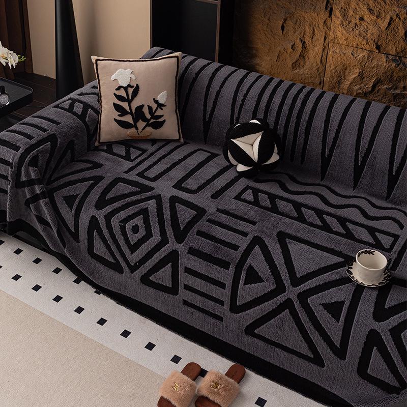 Chenille Universal Sofa Slipcover - Dustproof & All-Season Protection