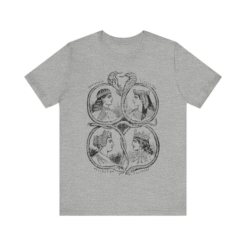 HOT SALE Icon Myth T-shirt Heroine T-shirt Female Icon T-shirt Ancient History Historical Figure Unisex Short-sleeved T-shirt