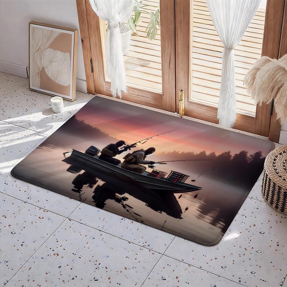Game G Counter Strike Floor Mat Eco Flannel Doormat Non Slip Odorless Indoor Floor Rug Soft Short Plush Home Mat