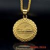 1pc Hip Hop Gold Color Last Dinner Pendant Necklace Ornament 316L Stainless Steel Pendants Party Jewelry for Men Women