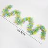 1PC 2m Festive Party Decorations Easter Scene Arrangement Egg Hanging with Top Strip Stage Background Decorative Color Strip