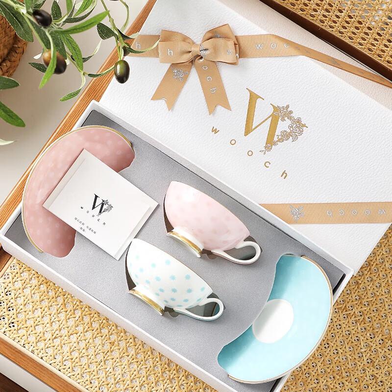 

WOOCH Starlight Ceramic Cup & Saucer Gift Set