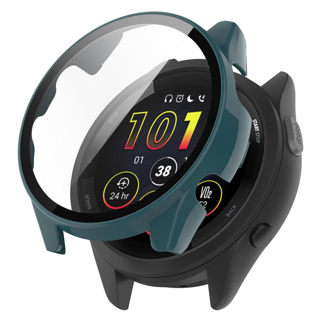 Full Protective Case For Garmin Forerunner 965 Forerunner 265 265S Screen Protector Case Cover Pc 2in1 Shell+tempered Glass Film