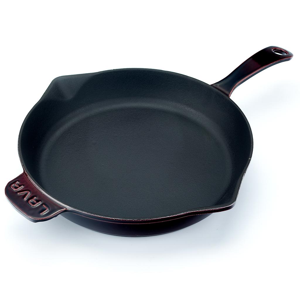 Lava Cast Iron Round Premium. Long-Stem, Dia. Ø 28cm.