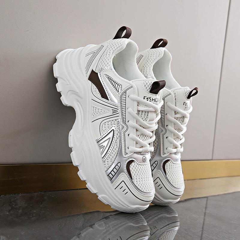 

Daddy shoes women s autumn new versatile student thick baseplate shoes women s casual shoes breathable women s shoes 42 коричневый