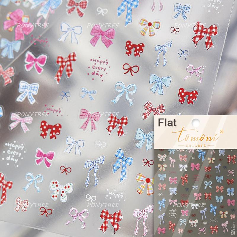 Delicate White Lace Bowknot Simulated Fabric Ribbon Silver Stamped Noble Rhinestone 5D Adhesive Nail Art Sticker Manicure Decal