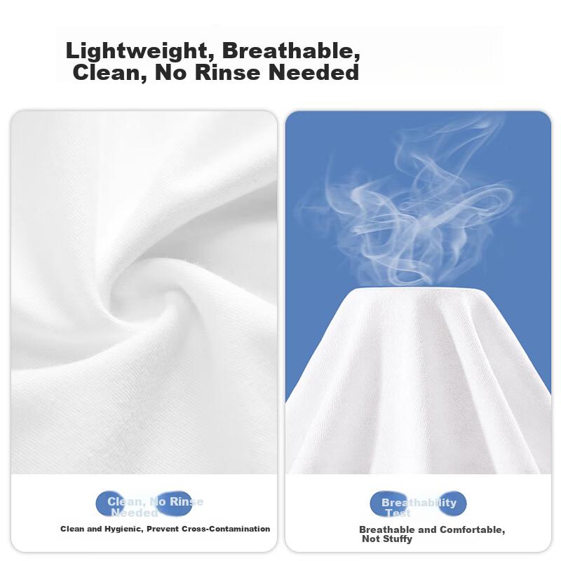 Jinghui Sichuang Disposable 4-Piece Bedding Set Hotel Bed Sheet Duvet Cover Pillowcase Travel Double Thick Portable Hygienic