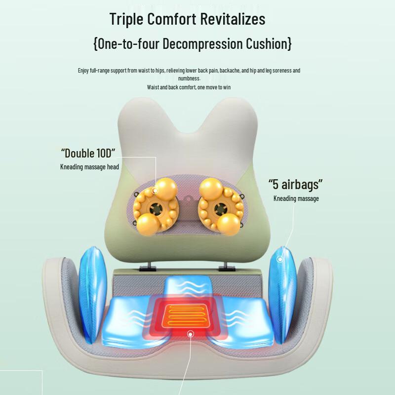 Enlong Smart Lumbar Support Massage Cushion