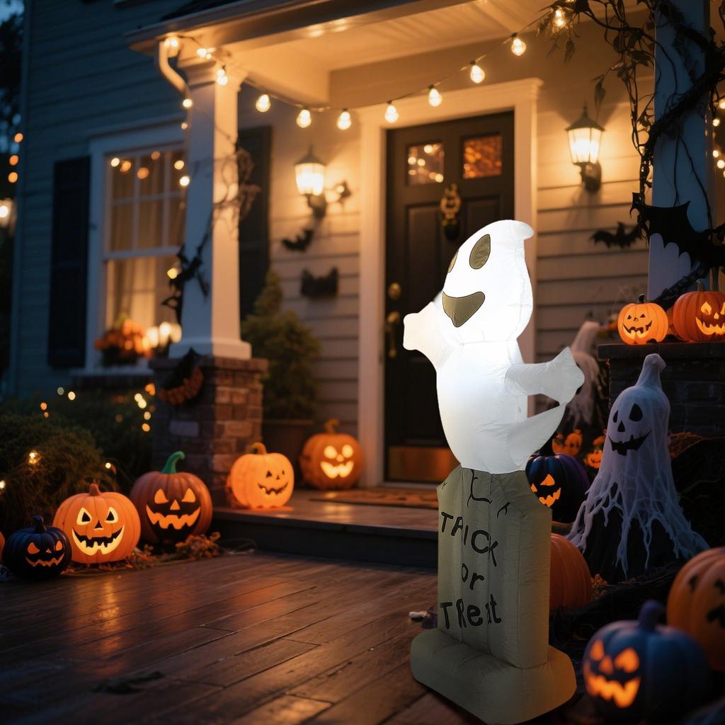 Halloween Inflatable Glowing Decoration Party Party Home Decoration Ornaments Easy To Install And Full Of Atmosphere