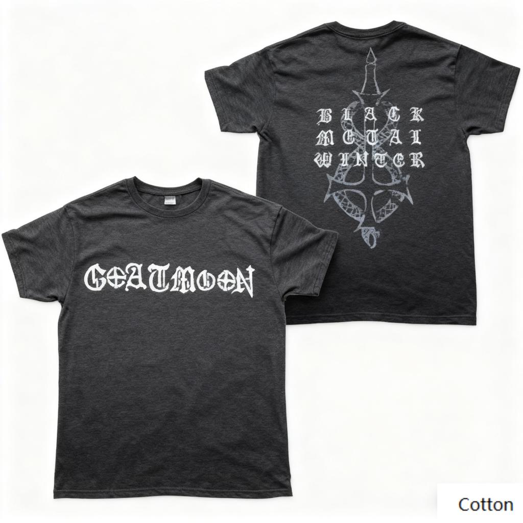 Nostalgický - Temný kov - Retro vojenský - Vibe Crew Neck T-shirt s retro - stylem hrdinského motivu hudební skupiny