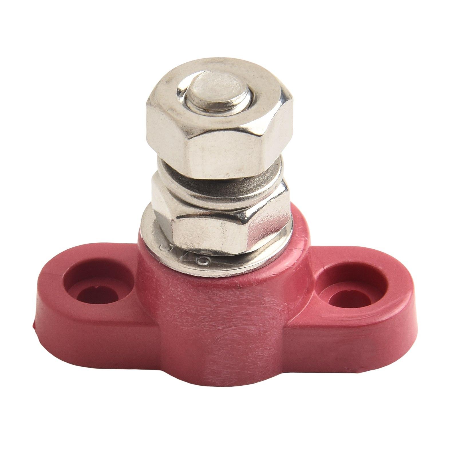 

12V Terminal Block 12V Single Stud Bus Bar Approx. 43*35*46mm 1.7*1.4*1.8 In 3 8 Stud Terminal Nylon Plastic Base China Mainland