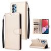 Geeignet für Samsung A25 Handy Lederhülle A03 einfarbig drei Karten Foto Rahmen Brieftasche Halter Schutzhülle S24 Leder Muster