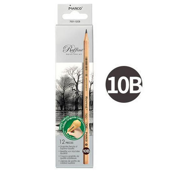 Genuine Marco Sketching Pencils - Soft to Hard (HB, 2B, 4B, 6B, 8B, 9B) - Durable Stationery.