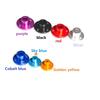 2Pcs Aluminum Alloy Color Rigid Flange Coupling M3 M4 M5 M6 M8 Motor Guide Shaft Coupler Motor Connector#CWF DIY