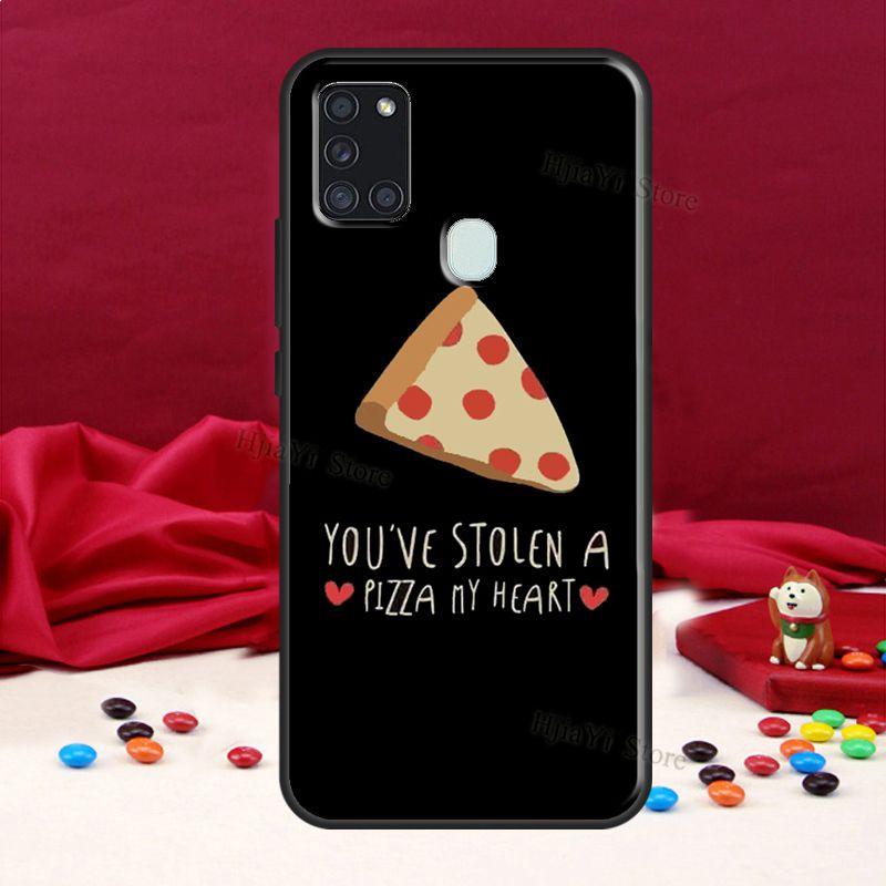 Pizza Beste Freunde BFF Fall Abdeckung Für Samsung A72 A52 A32 A12 A10 A20 A30S A40 A50 A70 A11 A31 A51 a71 A20e A21S