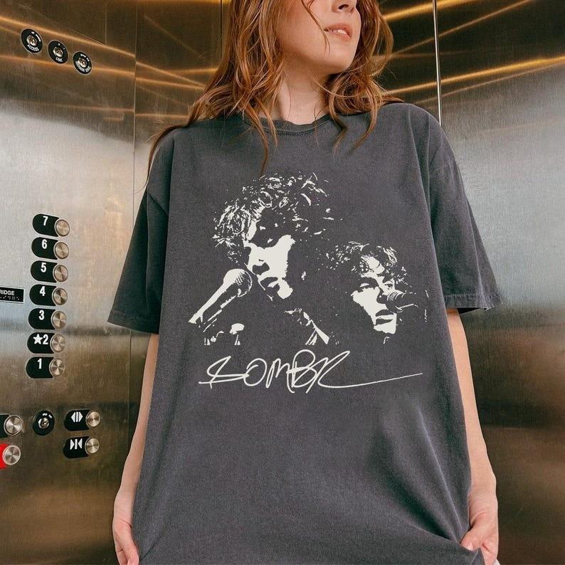 Vintage Sombr T Shirt, The Late Nights & Young Romance Tour 2025 T Shirt Unisex T-Shirt XXXL