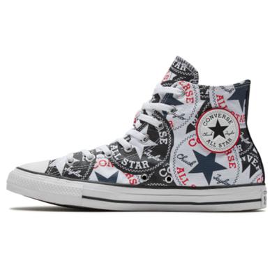 All Star Vintage Komfort High Top Espadrilles Unisex Schwarz, Weiß und Rot