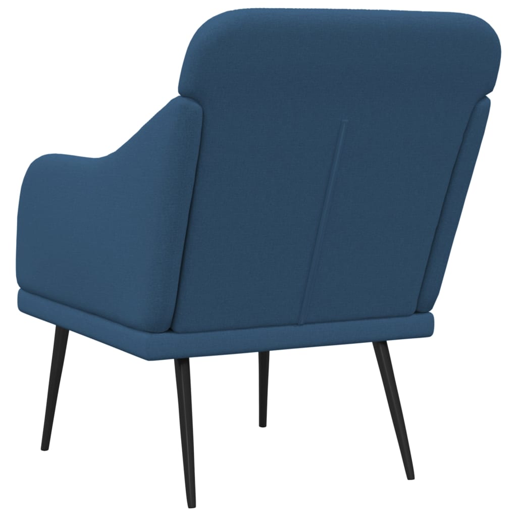 Armchair Blue 63x76x80 Cm Fabric\