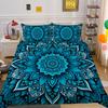 3D Beautiful Mandala Printing Woman Bed Set Cover Double Size Duvet Cover Polyester Comforter Cover Suit