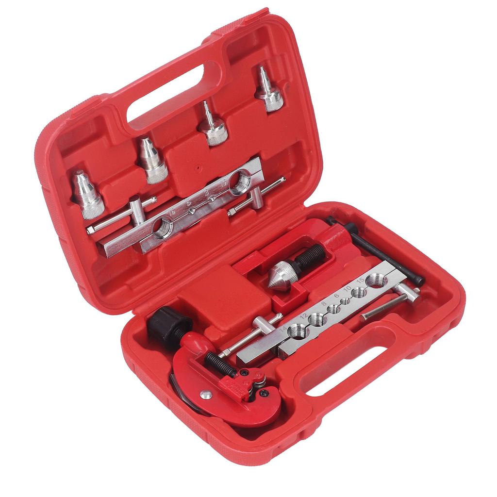 3 to 19mm Expander Tool Kit Chrome Vanadium Steel Tube Cutter Flaring Tool Kit for Refrigerator Repair Metallurgy