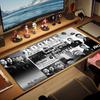 The Rookie Custom Name Large Size Mouse Pad Large Gaming Table Cushion Non-slip Laptop Tablet Big Mousepad XXL Mat Mini PC Playmat With Lock edge