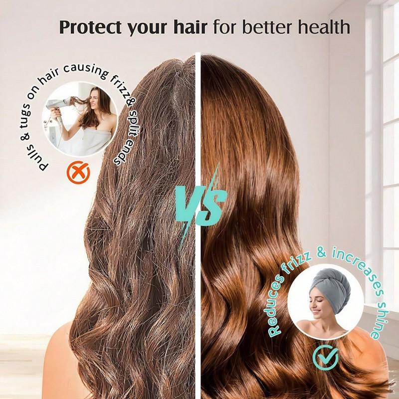 Super absorpční rychleschnoucí ručník na vlasy z korálového fleecu pro ženy