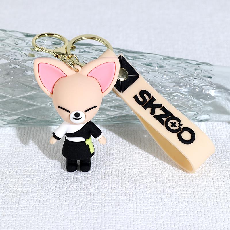 Cartoon Obdachlose Kinder Leeknow Hyunjin Silikon Schlüsselanhänger Ornament