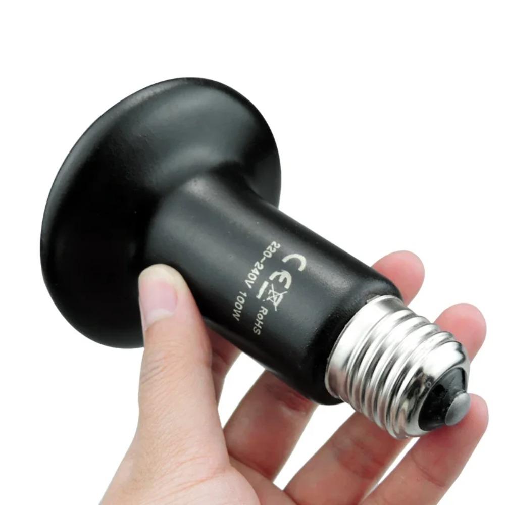 220V Ceramic Emitter Heat Lamp Bulb Infrared Animals Heater Frog Snake Lizard