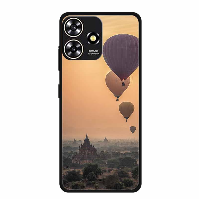Für ZTE Blade V50 DESIGN 4G Hülle Original Weiches Silikon TPU Handyhüllen Rückseite für ZTE V50 Design 4G Mode Planet Coque