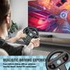 2PCS Racing Steering Wheels For Switch 2 Joy Con Controllers Left Right Handle Holder Grip Wheel For Nintendo Gaming Accessories