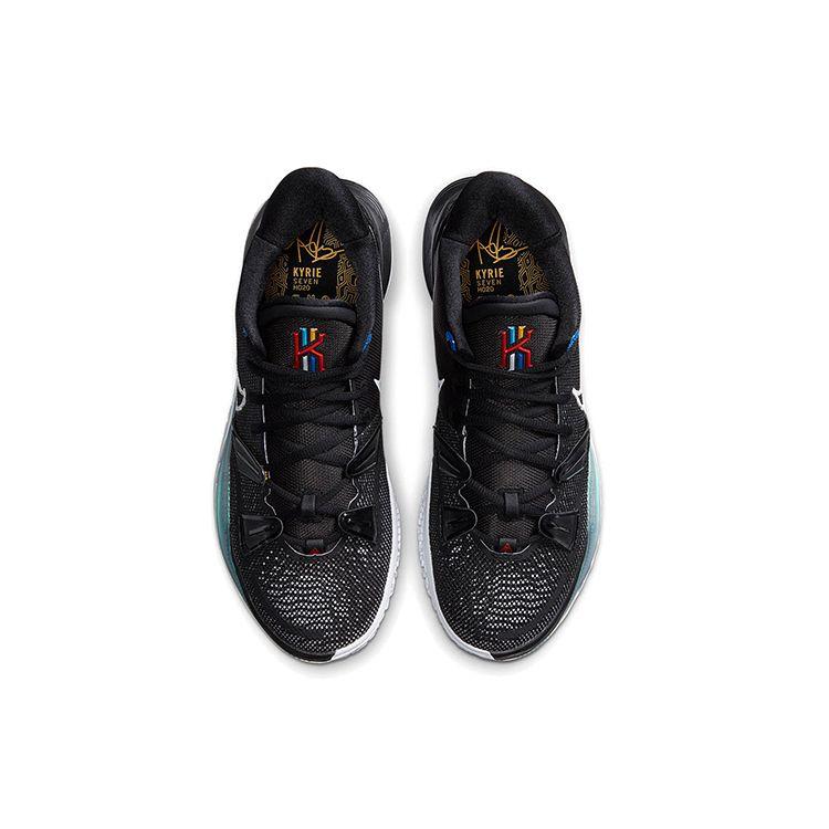 Nike Kyrie 7 EP BK Black Unisex Sneakers Off-Noir Chile-Red White CQ9327-002