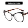 TR90 Colorblock Cat-Eye Anti-Blue Light Eyeglass Frame, 2022 European & American Trendy Style Glasses.