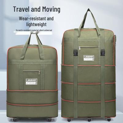 Foldable Expandable Travel Suitcase with Universal Wheels, Large Capacity 158cm Checked Luggage.