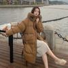2021 Winter Long Puffer Jacket Women Casual Design Korean Fashion Clothing Fur Coats Long Sleeve Outdoor Coats Hooded Parkas