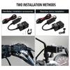 Motorcycle Electric Car USB Mobile Phone Charging Waterproof Switch Integrated Handle Bar Rearview Mirror, 9-32V