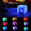 1pc Lovely Colorful change Alarm Clock, Cube Alarm Clock, Creative Home Alarm Clock, Luminous Small Alarm Clock