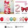 59pcs Strawberry Balloon Garland Set Suitable for Birthday Wedding  Anniversary Graduation Ceremony Indoor/outdoor Decorations