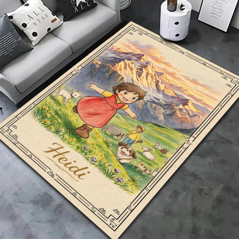 Heidi Alps Carpet Rug For Living Room Bedroom Home Sofa Decoration Kids Play Nonslip Floor Mat