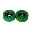 10Pcs Stainless Steel Bearing Pulley 5mm Rubber-Coated Pulley  for Bathroom Mobile Door