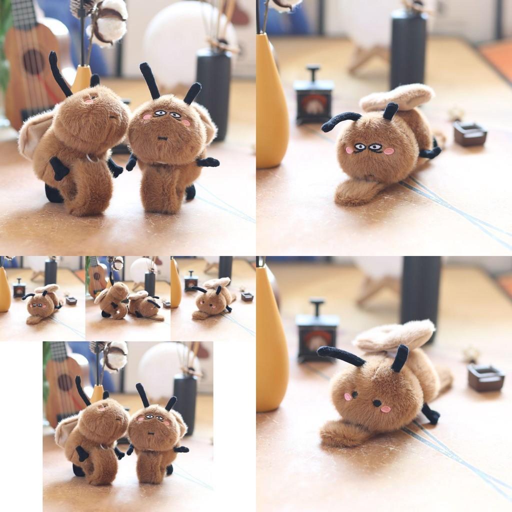 Cute Adorable Plush Cockroach Toy With Movable Wings Soft Pp Cotton Stuffed Animal