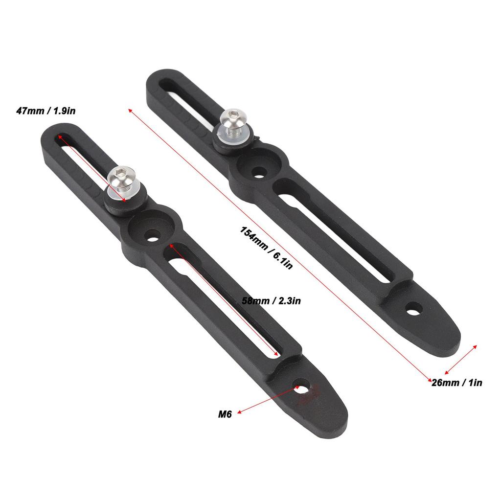 Motorcycle Windscreen Adjuster Windshield Bracket Adjustable Easy Installation CNC Aluminum Fits V-Strom DL 800DE 2022-2024 1 Pair