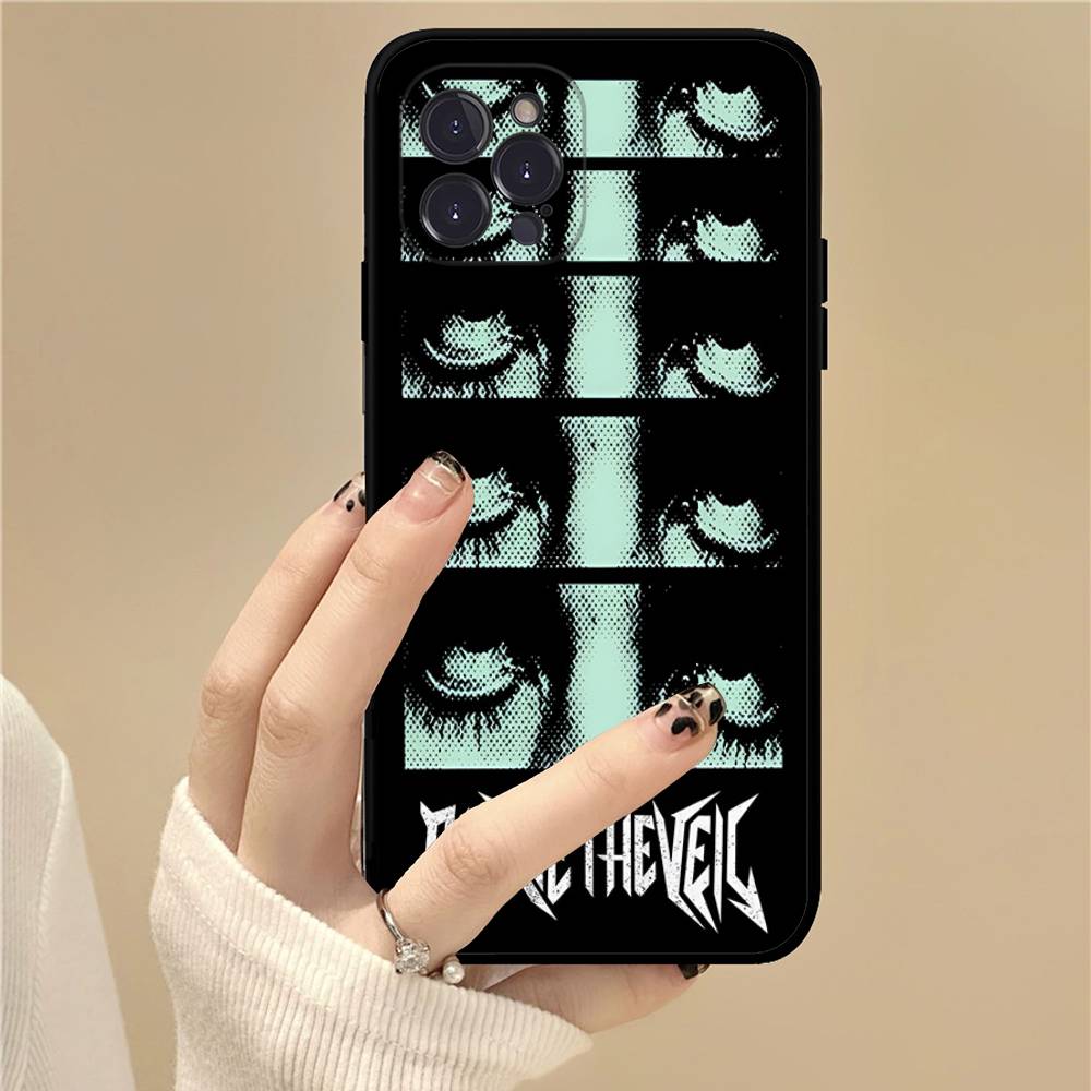 P-Pierce The Veil Band Phone Case For iPhone 16 15 14 11 12 13 Mini Pro XS Max Cover 6 7 8 Plus X Funda Shell