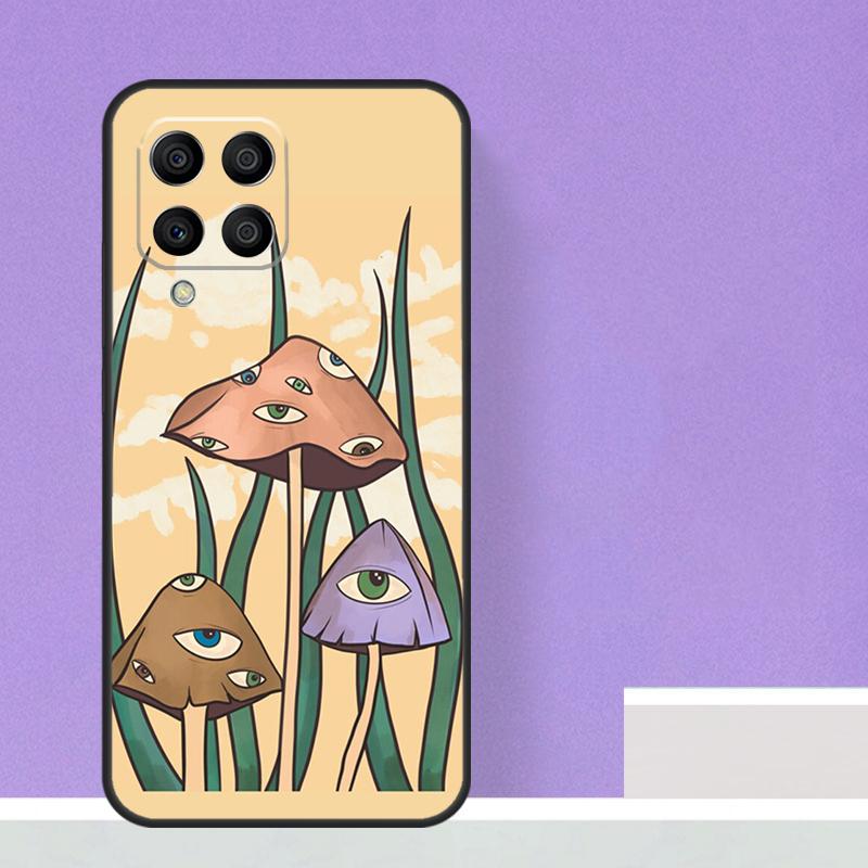Psychedelic Mushrooms Florals Case For Samsung Galaxy M21 M31 M15 M55 M56 M36 M16 M06 M13 M33 M53 M12 M32 M52 M14 M34 M54