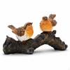 Robin Bird Figurine for Garden & Home Decor, Miniature Landscape Ornament