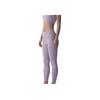 Anta Solid Color High Waist Sports Leggings Women Leggings Pearl-Purple 162357303-4